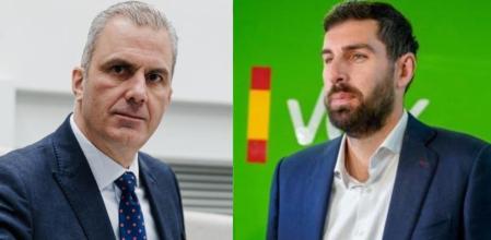 Javier Ortega Smith y José Ángel Antelo.