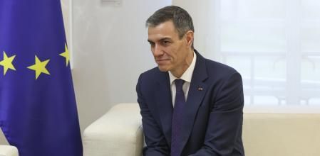 MADRID, 05/03/2026.- El presidente del Gobierno, Pedro Sánchez, durante su reunión con el gran duque de Luxemburgo, Guillermo V, este jueves en el Palacio de la Moncloa en Madrid.-EFE/ Kiko Huesca