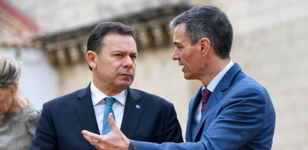 El presidente del Gobierno, Peddro Sánchez y el primer ministro&nbsp; Luis Montenegro&nbsp;&nbsp;