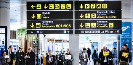 La cancelación de los vuelos con Asia afectó a algunos congresistas del Mobile en Barcelona