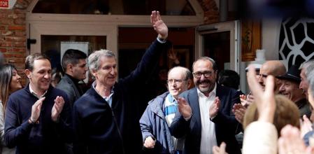 Alberto Núñez Feijóo, ayer en Tordesillas