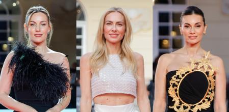 Edurne, Kira Miró y Norma Ruiz en la alfombra roja del Festival de Málaga