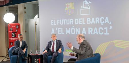 Víctor Font y Joan Laporta participan en el debate del Grupo Godó presentado por Jordi Basté