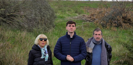 Una familia intenta recuperar tierra del tatarabuelo en Palau-saverdera y encuentra un vertedero