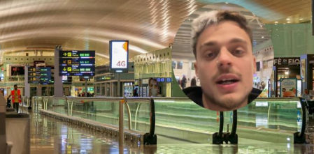 Un treballador de l'aeroport de Barcelona no dona crèdit al que observa cada nit: “Espanya s'està convertint en una jungla”