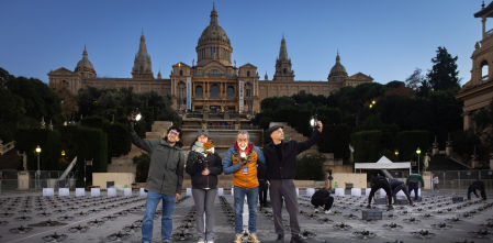 Todo a punto para el renovado espectáculo de Fin de Año de Barcelona