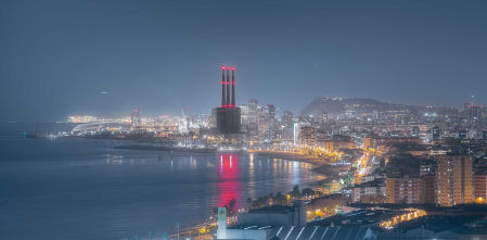 La costa de Barcelona en 'timelapse'