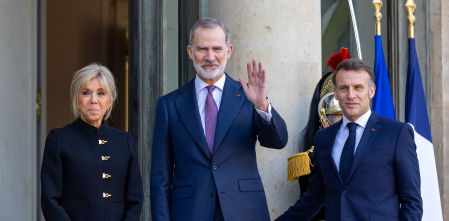 El Rey visita en Versalles la exposición de su antepasado el Gran Delfín