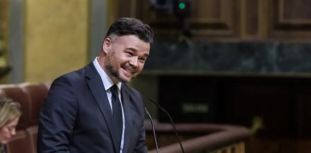 Rufián toma la iniciativa ante el vacío a la izquierda del PSOE