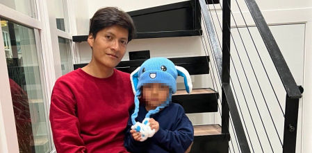 Liam, cuyo arresto creo un escándalo global, y su padre regresan a su hogar en Minneapolis