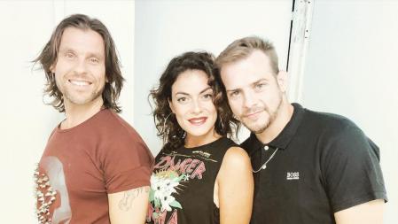 Junto a Javián y Geno en el grupo Fórmula Abierta