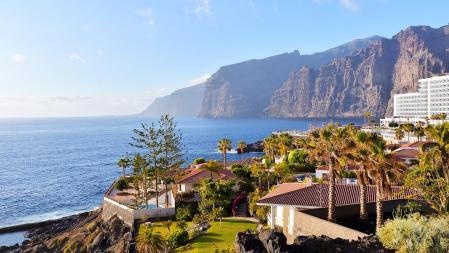 Los Gigantes Cliff en la zona sur de Tenerife