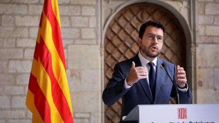 Pere Aragonès se mostró muy duro con la posición de Junts de cara a la mesa de diálogo