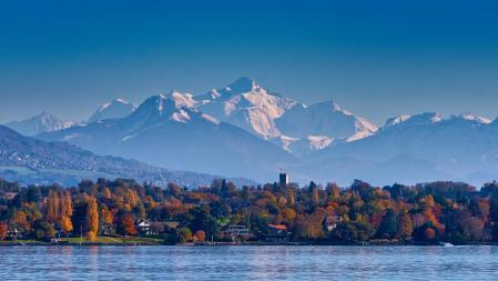 Lag Leman en Ginebra
