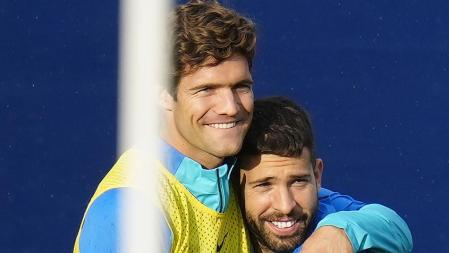 Marcos Alonso y Jordi Alba