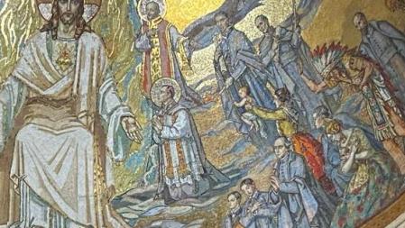 Dos valencianas en la basílica de Sacré-Coeur, en París