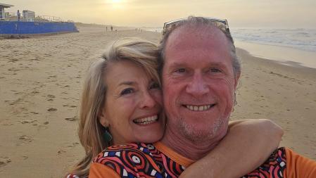 Valle y Remi, en uno de sus viajes