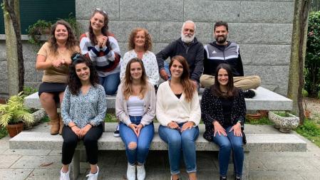 Maku Moreno junto a su familia