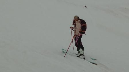 Sílvia Martín, escaladora de hielo (cedida)