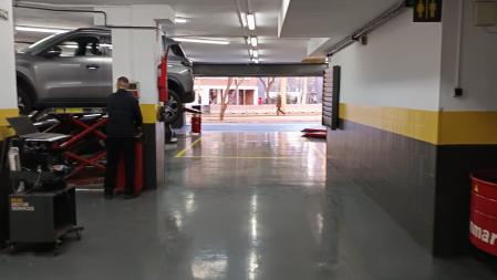 El taller donde trabaja Héctor