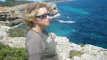 Adelina Ruiz durante unas vacaciones en Formentera en 2011&nbsp;