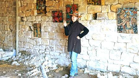 Fotografía de Natalia en el museo