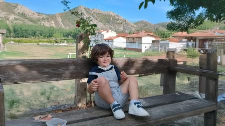 Álvaro disfrutando de un día en el campo (CEDIDA)