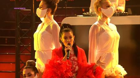 Nerea Rodríguez gana la gala 'Tu cara me suena' imitando a Rosalía