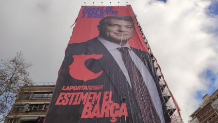 Imagen de Laporta en Madrid