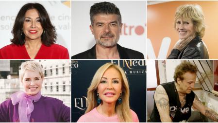 sabel Gemio, Nacho Guerreros, Mercedes Milá, Soraya Arnelas, Carmen Lomana y Fructuoso Sánchez Prado, 'Fortu'