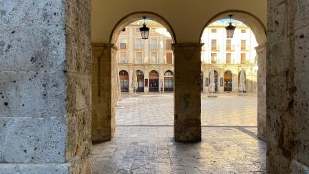 Alcoy, prácticamente desierta por las medidas tomadas contra el coronavirus.