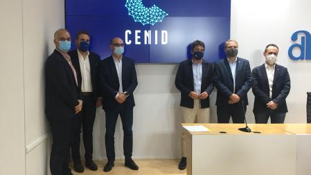 Firma del acuerdo entre la Diputación de Alicante y las dos universidades de la provincia.