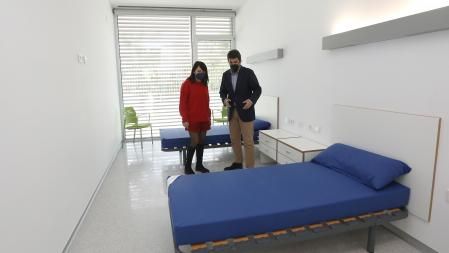 Interior de una de las habitaciones del hospital.