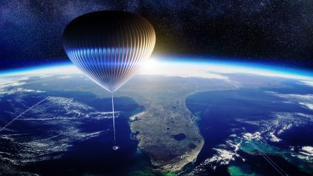 El viaje, de unas seis horas, se iniciará en el Centro Espacial Kennedy, de la NASA, y finalizará en el mar, donde un barco recogerá a la tripulación y el globo espacial