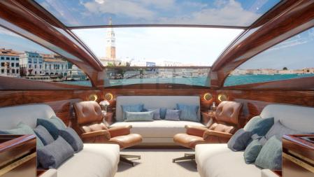 Interior del yate Venice