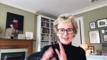 Siri Hustvedt, en su casa de Brooklyn, durante su entrevista con 'Guyana Guardian'