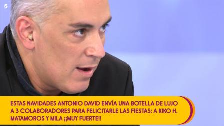 El inesperado regalo de Antonio David a Kiko Hernández: “Fue para ganar favores”