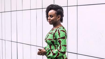 Chimamanda Ngozi Adichie, en Barcelona, en el 2017