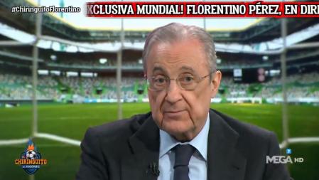 Florentino Pérez, en 'El Chiringuito'