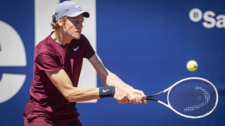 Jannik Sinner, este viernes, durante su partido ante Andrey Rublev