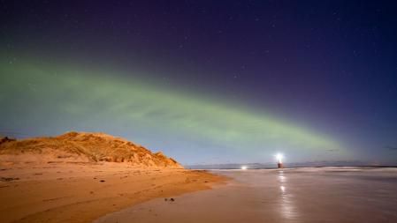 Las primeras imágenes de las auroras en forma de duna fueron captadas en Finlandia en 2016 .