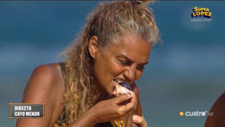 Sylvia degusta un ojo de vaca en 'Supervivientes 2021' tras amenazar con abandonar