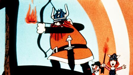 Los guerreros de la serie infantil 'Vickie el vikingo'