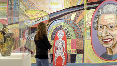 Una de las obras expuestas en la exposición 'London Calling. Arte británico hoy'.