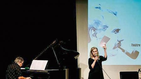 FOTO ALEX GARCIA HOMENAJE A GEORGES BRASSENS, PADRE DE LA CHANSON, EN EL INSTITUT FRANCES 2021/07/07