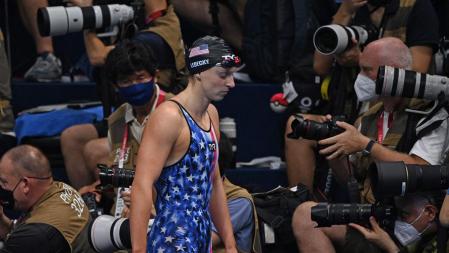 Katie Ledecky, este miércoles en Tokio