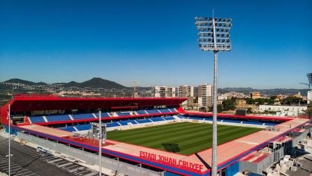 Imagen del Estadi Johan Cruyff, en la Ciudad deportiva del Barça en Sant Joan Despí