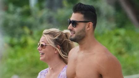 Britney Spears con Sam Asghari