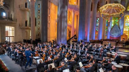 Assaig general Philarmònica Viena Sagrada Família dirigida per Christian Thielemann