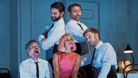 Sara Blanch en Zerbinetta a 'Ariadne auf Naxos', amb Benjamin Appl